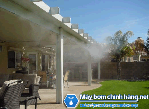  Lắp đặt hệ thống máy bơm phun sương làm mát, tạo ẩm tại Hà Nội 